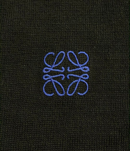 美品 LOEWE 長袖カーディガン アナグラム刺繍 レディース SIZE XS ロエベ