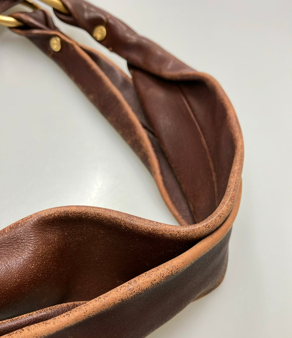 CELINE ショルダーバッグ トートバッグ 肩掛け デニム レザー レディース セリーヌ