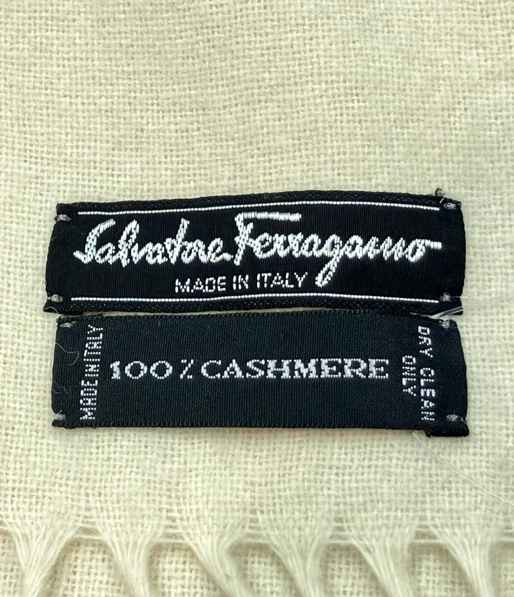 Salvatore Ferragamo 大判ストール カシミヤ100% レディース サルヴァトーレフェラガモ