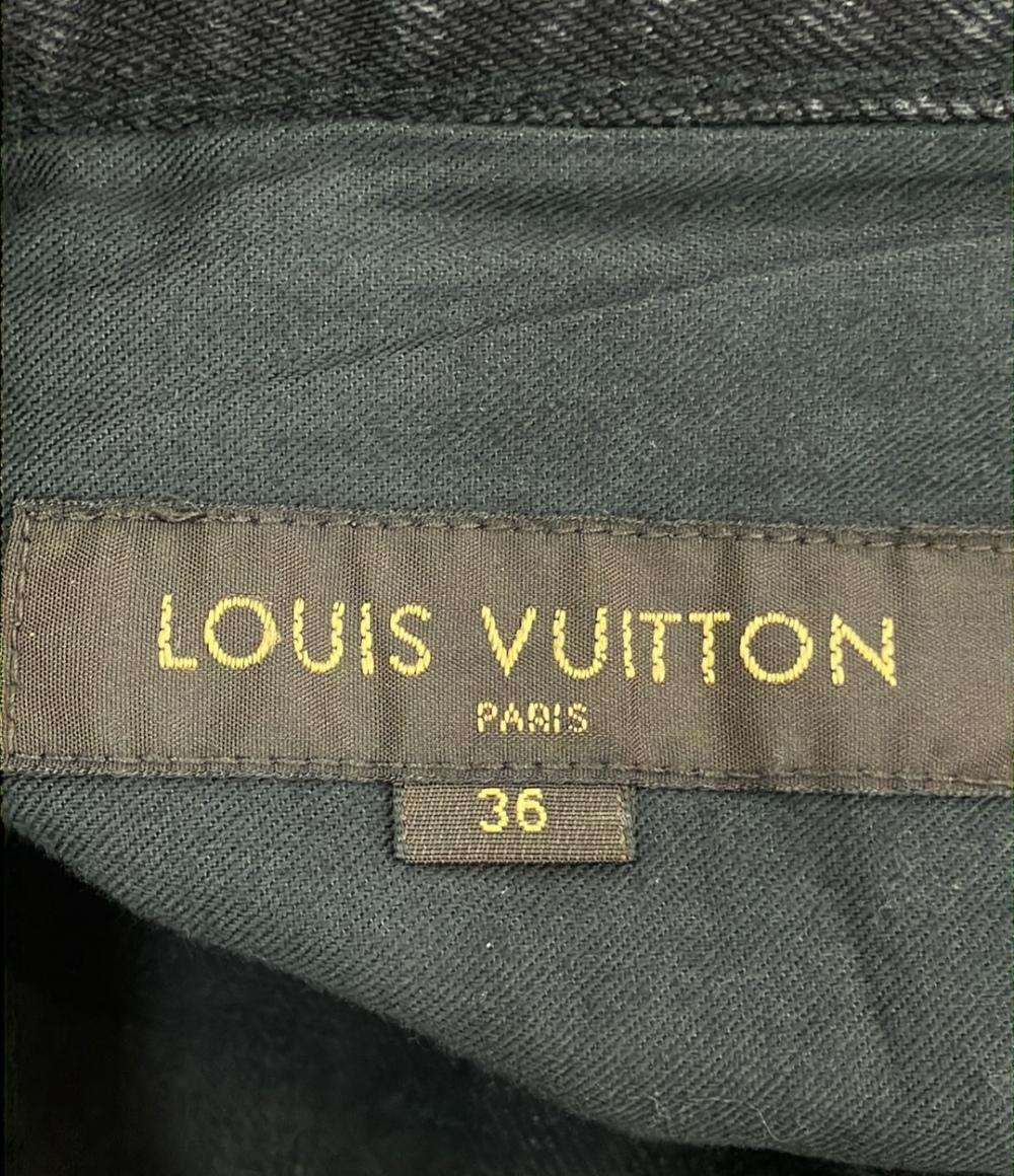 美品 LOUIS VUITTON デニムパンツ モノグラムパッチ RM162Q DKO HAD82W メンズ SIZE 36 (L) ルイ・ヴィトン