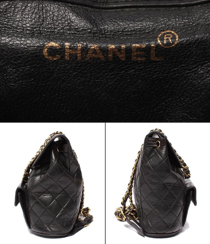 シャネル チェーンリュックサック バックパック マトラッセ ゴールド金具 ラムスキン A10177 レディース CHANEL