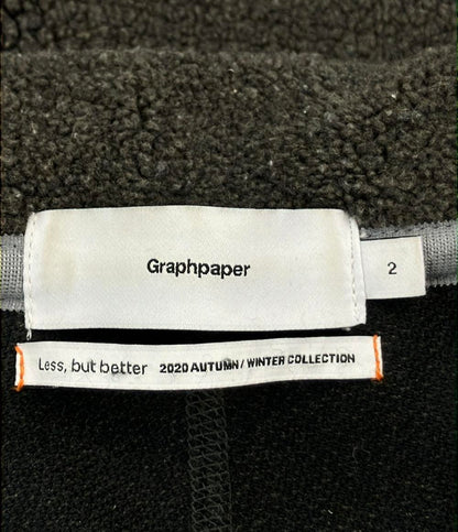 Graphpaper ウールボアジップアップブルゾン GU203-70166 メンズ SIZE 2 (M) グラフペーパー