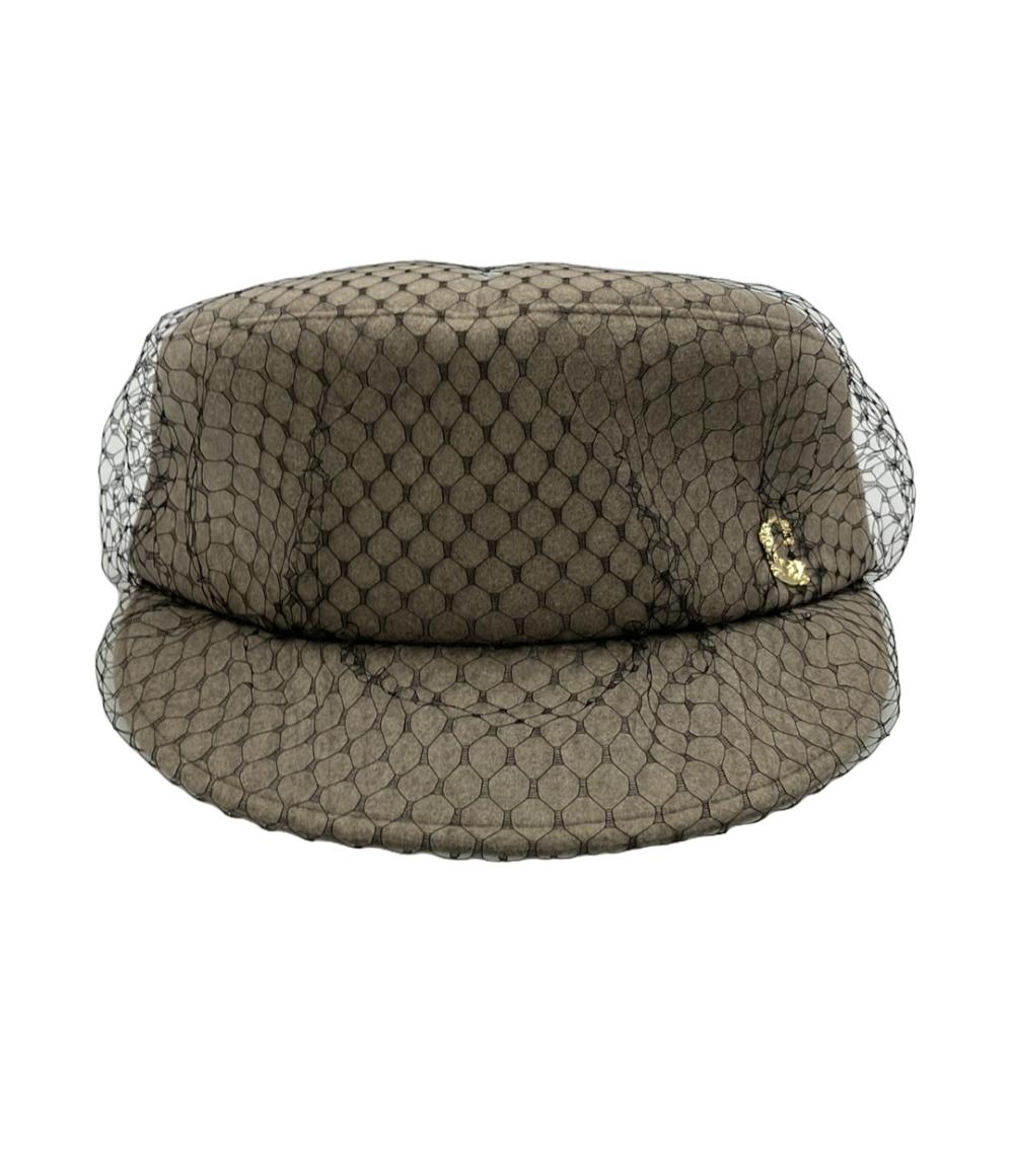 美品 カシラ チュールキャスケット レディース CA4LA