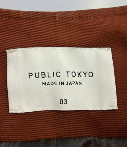 パブリック トウキョウ ノーカラージャケット レディース SIZE 03 (L) public tokyo