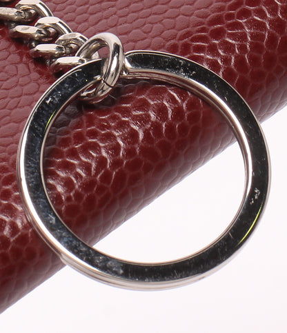CHANEL コインケース キーリング付き 18番台 シルバー金具 レディース シャネル