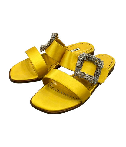 MANOLO BLAHNIK フラットサンダル MARTAMOD レディース SIZE 38 マノロブラニク