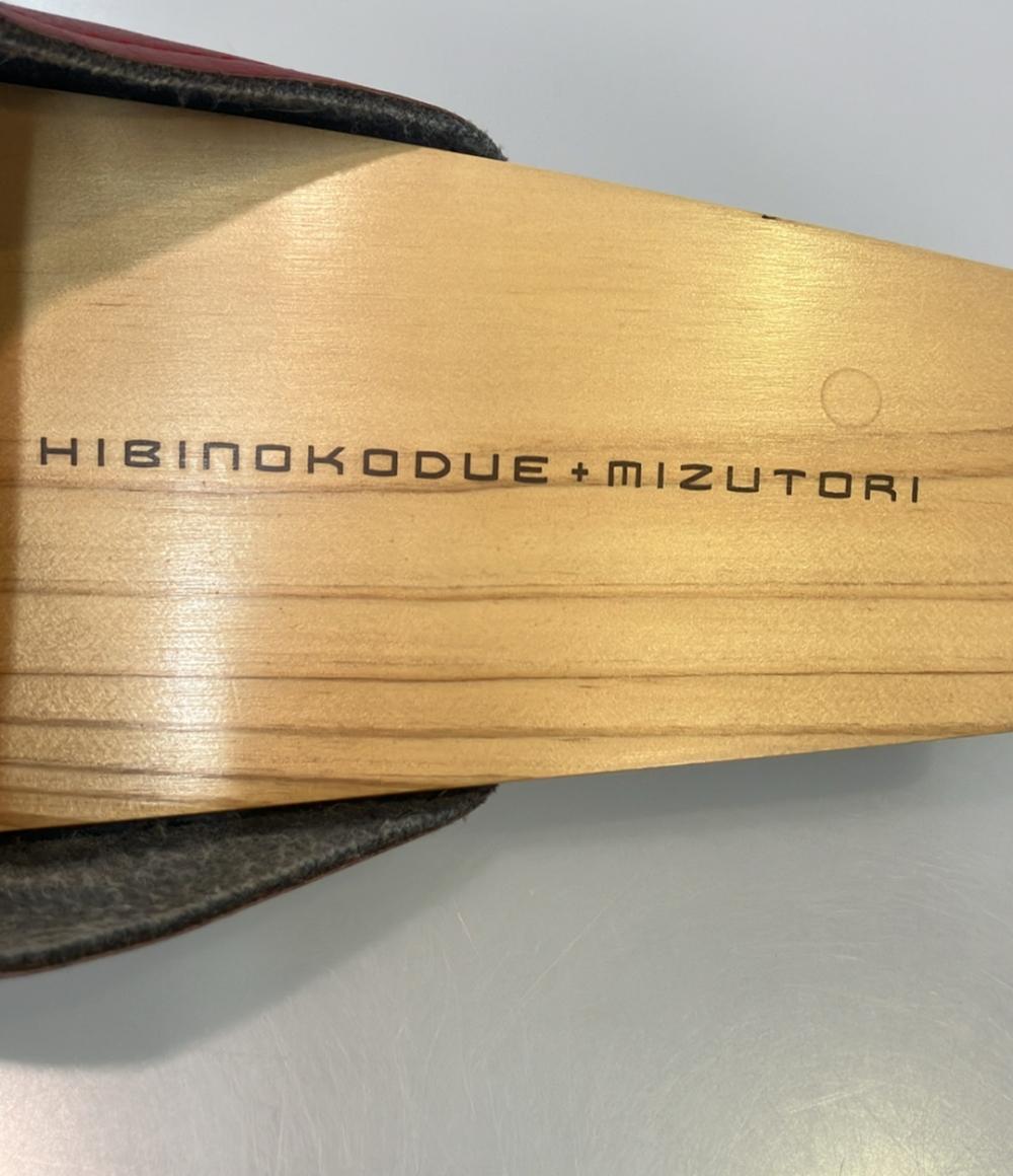 ヒビノコヅエプラスミズトリ サンダル レディース HIBINOKODUE+MIDUTORI