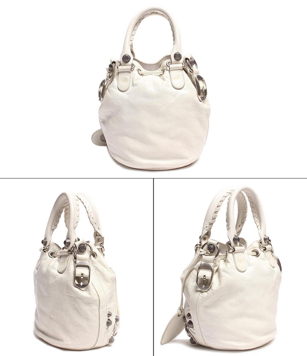 バレンシアガ 2way レザー ショルダーバッグ シルバー金具 ルカゴールXS レディース BALENCIAGA