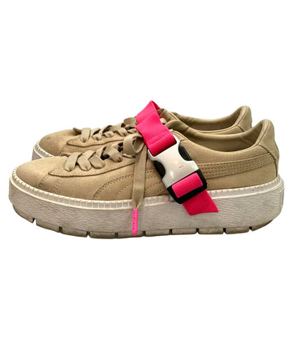 PUMA ローカット厚底スニーカー プラットフォーム トレース バックル 367451-02 レディース SIZE 24.5 (L) プーマ