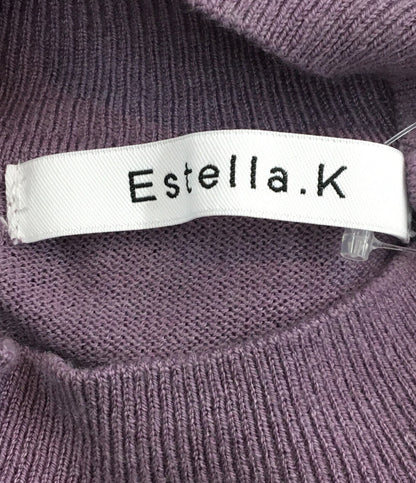 長袖フリルニット     121312041 レディース SIZE F (M) Estella.K