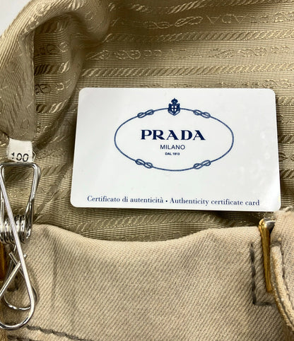 PRADA 2WAY トートバッグ ショルダーバッグ 斜め掛け カナパ BN2069 レディース プラダ