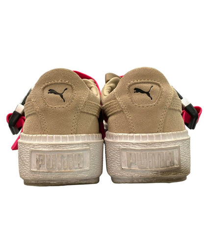 PUMA ローカット厚底スニーカー プラットフォーム トレース バックル 367451-02 レディース SIZE 24.5 (L) プーマ