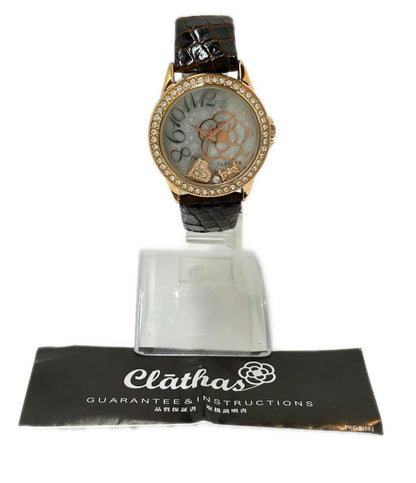 CLATHAS 腕時計 クオーツ シェル レディース クレイサス
