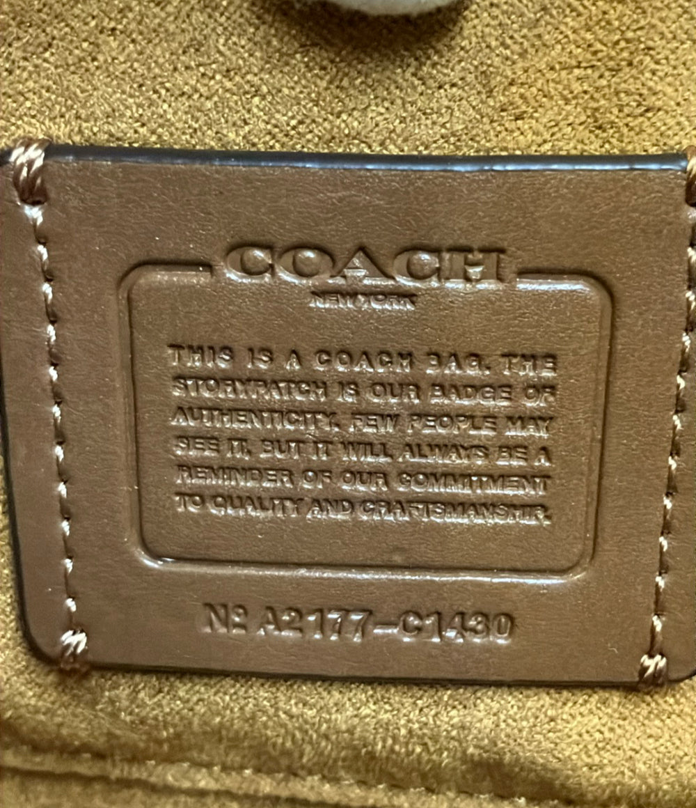 美品 COACH ショルダーバッグ 斜め掛け シグネチャー C1430 レディース コーチ