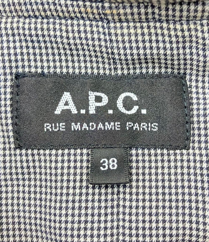 アーペーセー フーデッドハーフコート アウター ジャケット レディース SIZE 38 (M) A.P.C.