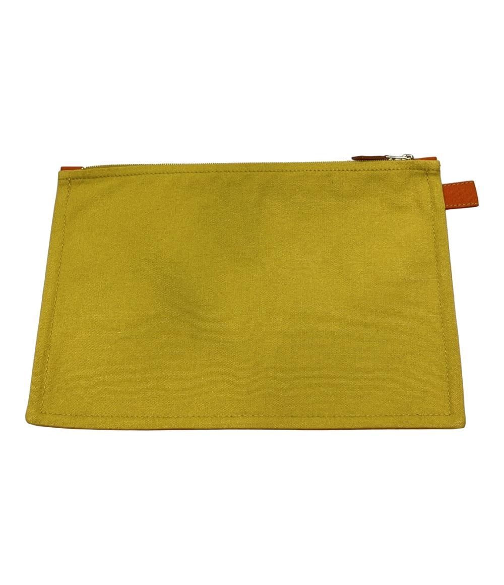 美品 エルメス ポーチ シルバー金具 ボラボラポーチMM レディース HERMES