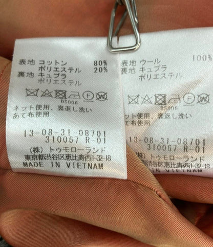 TOMORROWLAND トレンチコート ライナー ベルト付き 撥水 コットンポリエステルギャバジン トレンチコート 13-08-31-08701 レディース SIZE 34 (XS)