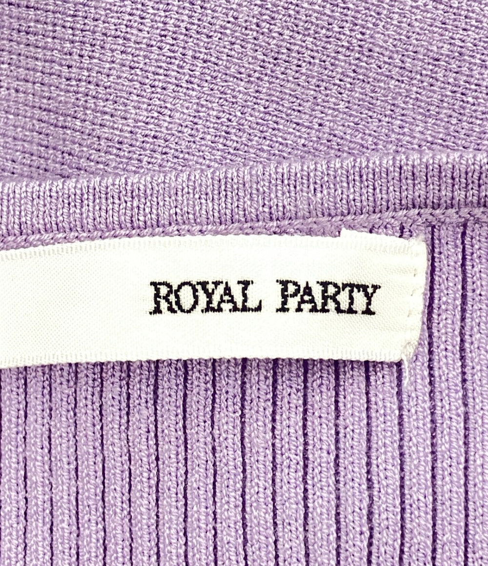 美品 ロイヤルパーティ ノースリーブ ニットワンピース レディース SIZE F (M) ROYAL PARTY