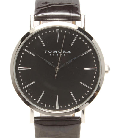 TOMORA TOKYO 腕時計 クオーツ ブラック T-1601 メンズ トモラトウキョウ
