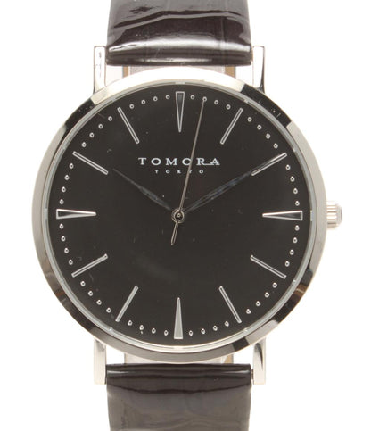 TOMORA TOKYO 腕時計 クオーツ ブラック T-1601 メンズ トモラトウキョウ