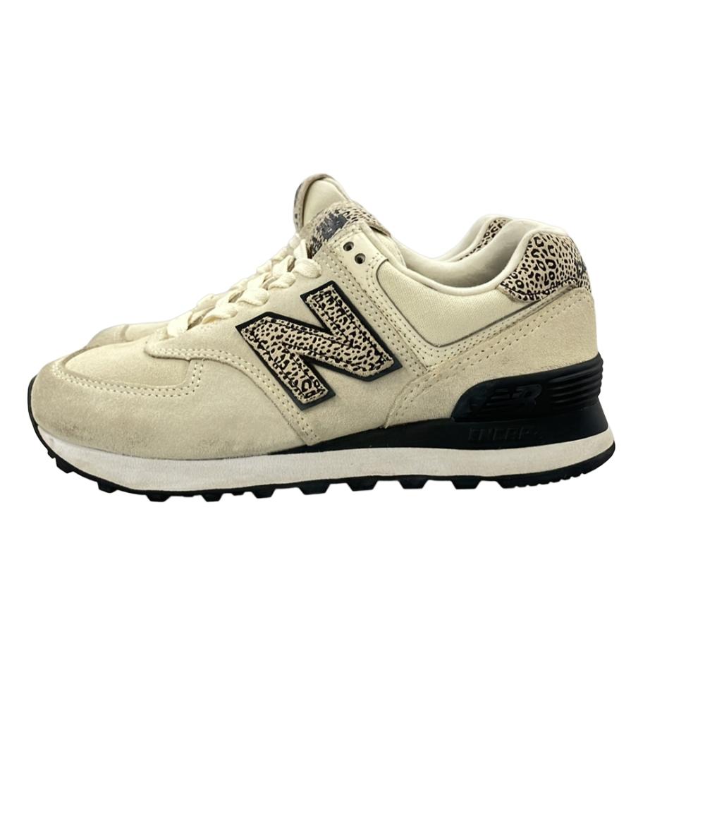 NEW BALANCE ローカットスニーカー ヒョウ柄 WL574AND レディース SIZE 22.0 (XS) ニューバランス