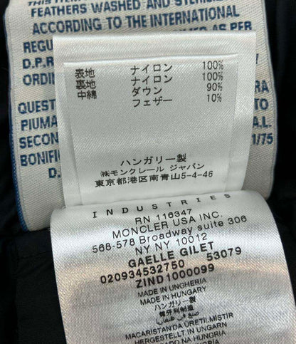 MONCLER ダウンベスト GAELLE GILET  インポート 020934532750 メンズ SIZE 0 (XS) モンクレール