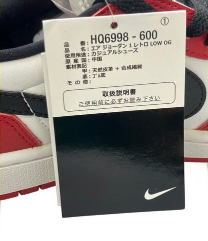 美品 NIKE ローカットスニーカー エア ジョーダン 1 レトロ ロー OG HQ6998-600 メンズ SIZE 26.0 ナイキ
