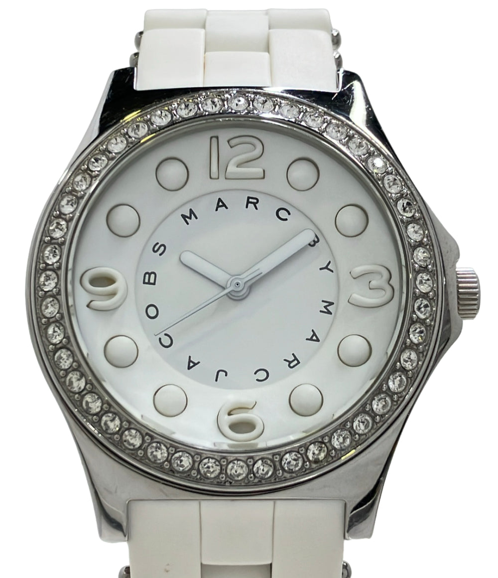 MARC BY MARC JACOBS 腕時計 クオーツ ホワイト MBM2535 レディース マークバイマークジェイコブス