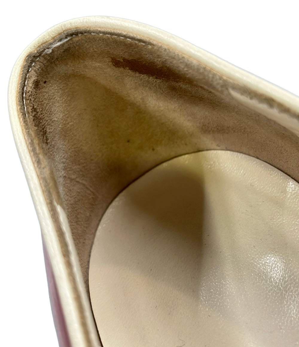 Salvatore Ferragamo スクウェアトゥパンプス 4DB72427 レディース SIZE 6 サルヴァトーレフェラガモ