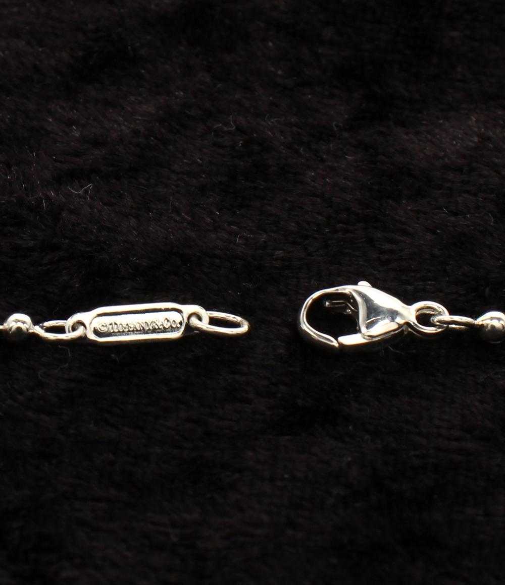 美品 ティファニー ネックレス SV925 アトラス バー ボールチェーン レディース TIFFANY&Co.