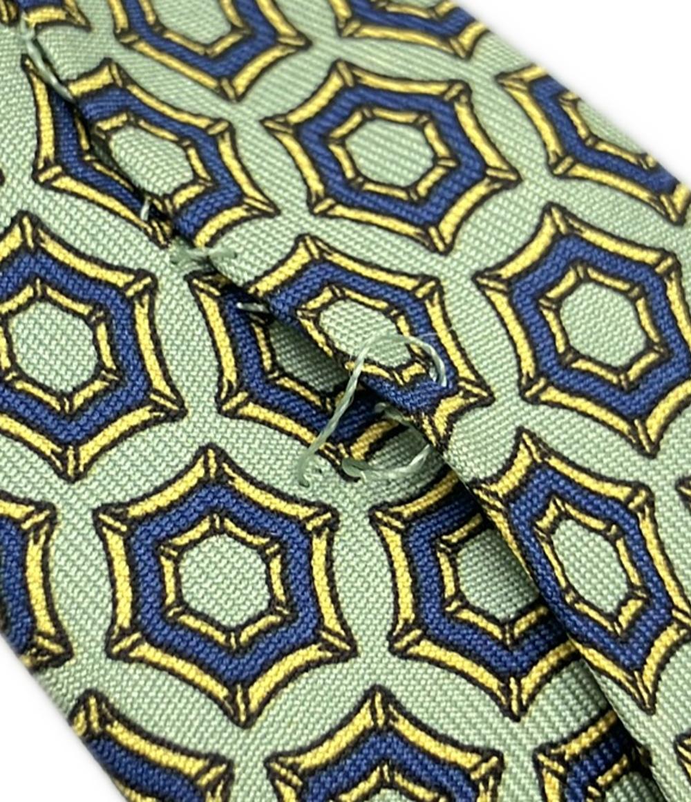 HERMES ネクタイ シルク100% メンズ エルメス