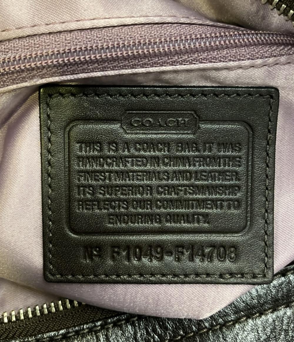 COACH 2WAY ハンドバッグ ショルダーバッグ 斜め掛け ラージシグネチャー F14708 レディース コーチ