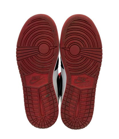 Air Jordan NIKE ハイカットスニーカー GS エアジョーダン1 ミッド DQ8423-106 レディース SIZE 25.0 エアジョーダン ナイキ