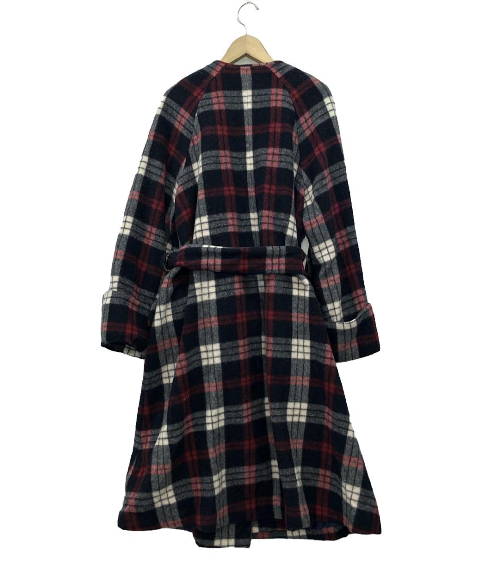 スナイデル ロングコート チェック レディース SIZE F (M) snidel