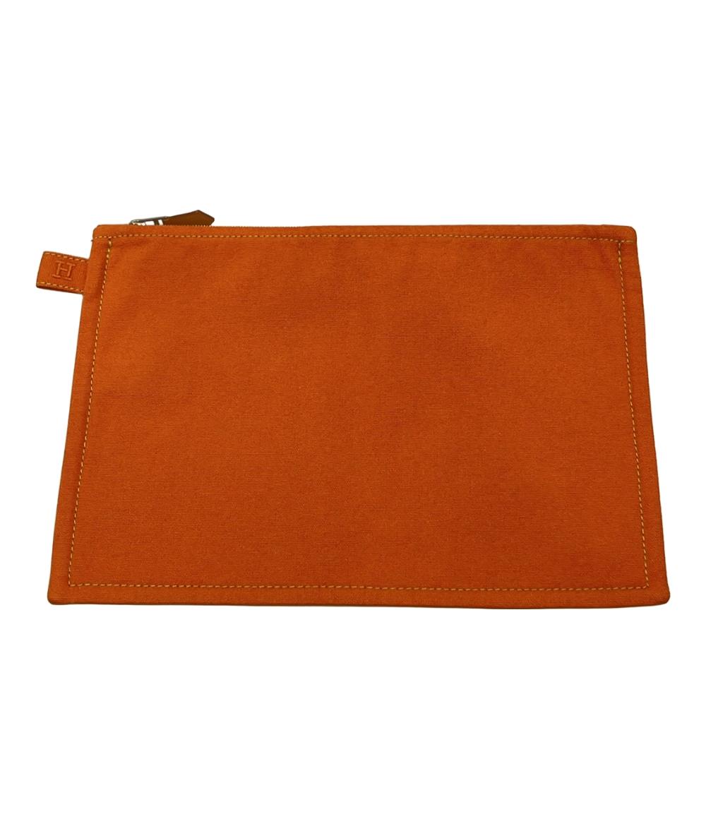 美品 エルメス ポーチ シルバー金具 ボラボラポーチMM レディース HERMES