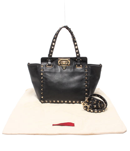 Valentino Garavani 2WAYハンドバッグ ショルダーバッグ 斜め掛け ロックスタッズ レディース ヴァレンティノ・ガラヴァーニ