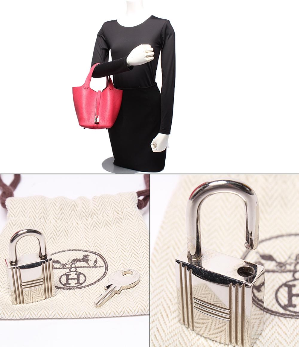 HERMES ピコタンロックMM エタン ハンドバッグ 2020年製 Y刻印 HERMES ハンドバッグ Y刻印 シルバー金具 ピコタンロックPM レディース