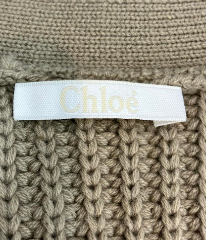 Chloe 長袖カーディガン ニット ロング 11AMC11-110510 レディース SIZE M クロエ