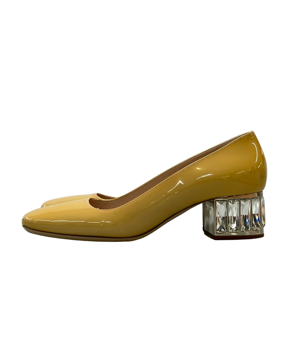 Miu Miu パンプス チャンキーヒール レディース SIZE 36 ミュウ ミュウ