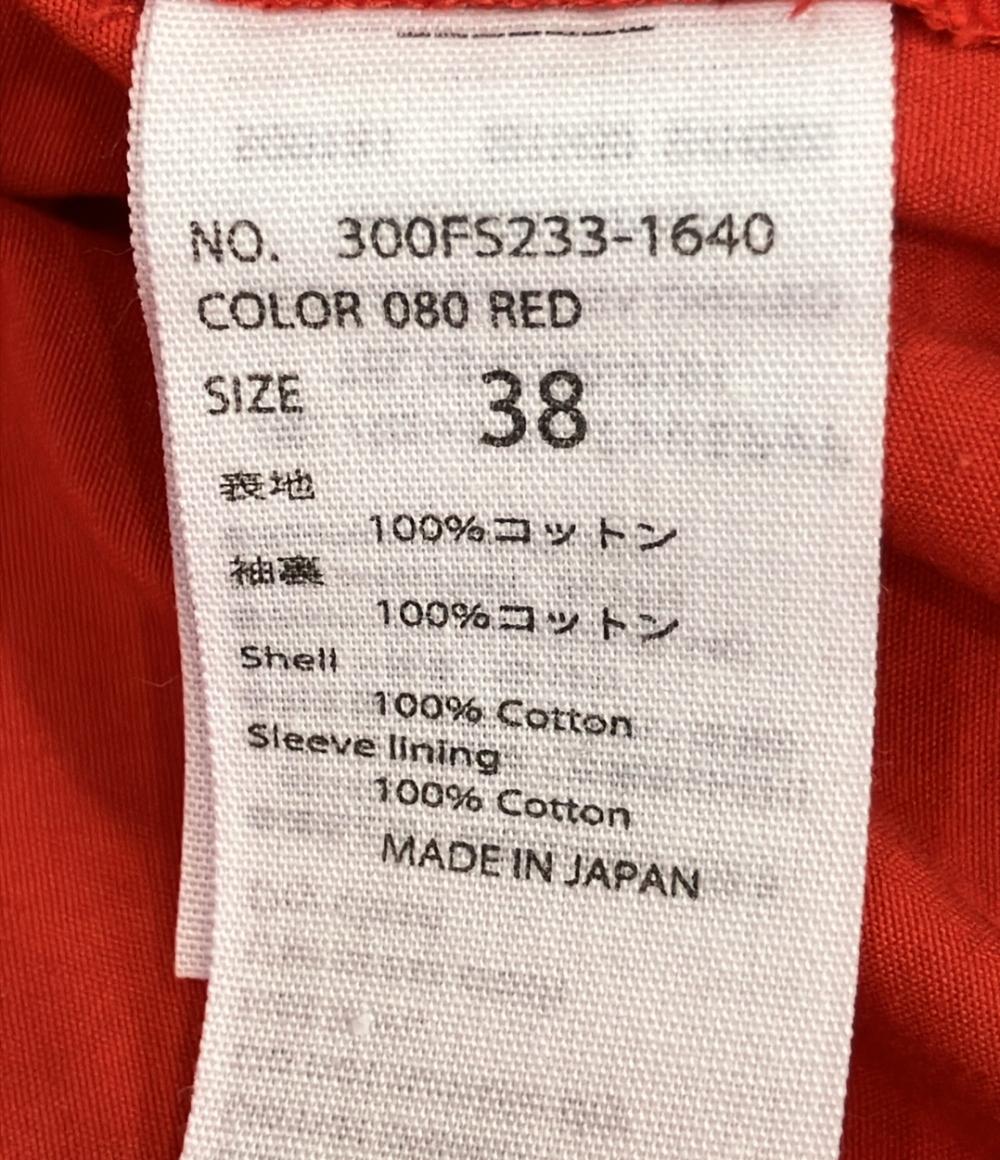 ENFOLD 半袖ワンピースWashed CO バルーンスリーブ OP 300FS233-1640 レディース SIZE 38 (S) エンフォルド