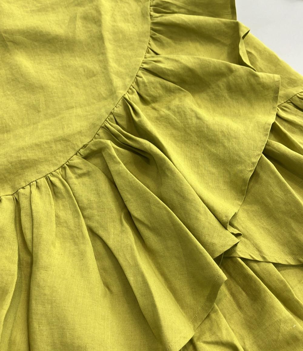 マイラン フィッシュテールリネンラップスカート レディース SIZE F (M) MYLAN