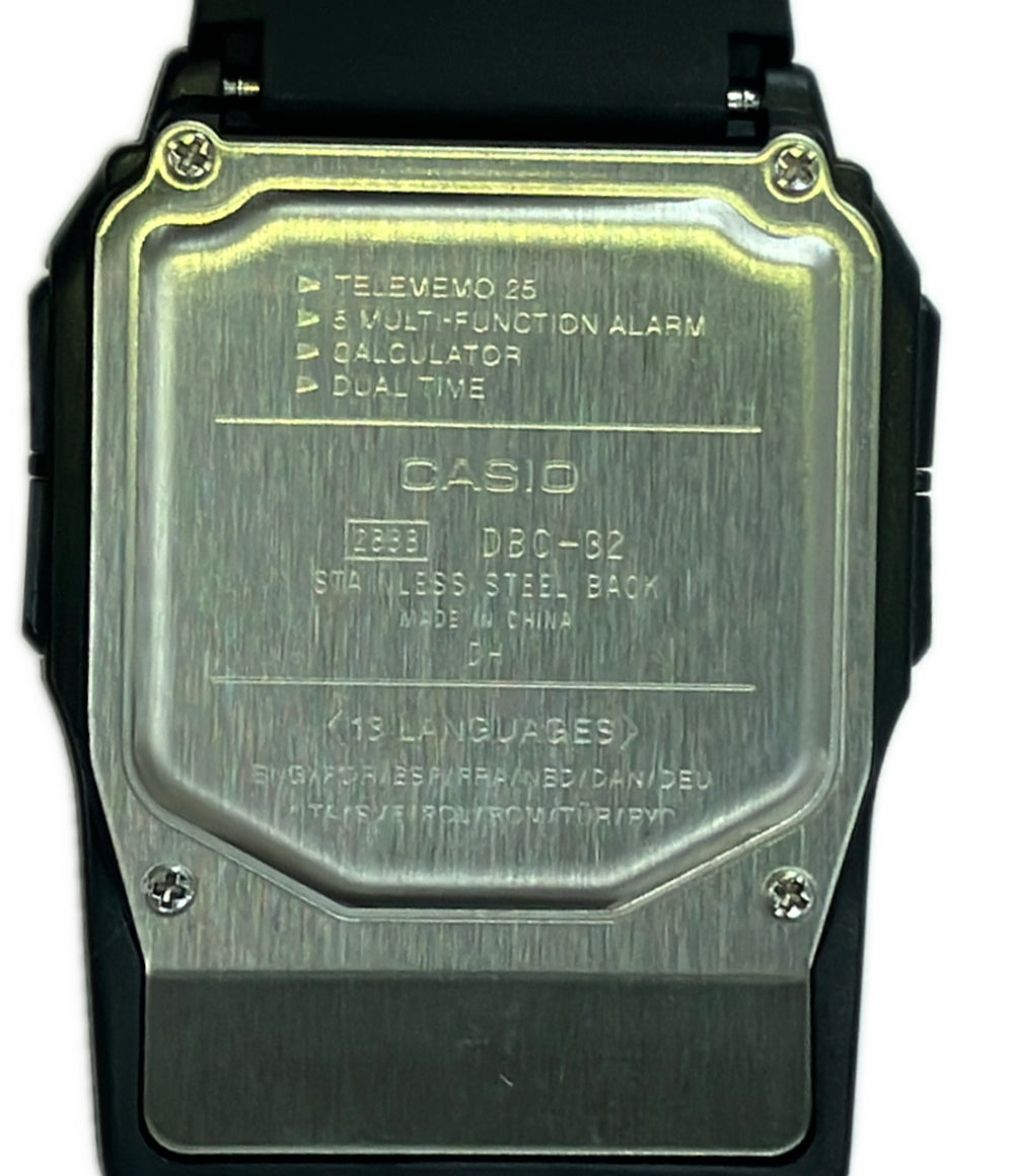 美品 CASIO 腕時計 データバンク クオーツ DBC-32 レディース メンズ カシオ