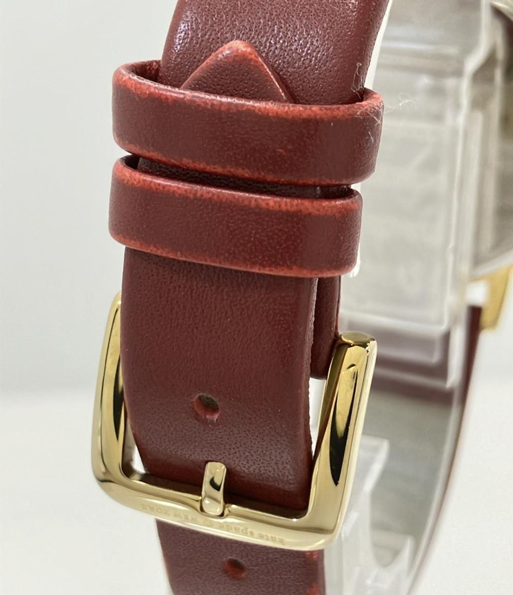 あかのぎKATE SPADE クオーツ レディース腕時計ゴールド　バーゲン Kate Spade 腕時計 クオーツ レディース ケイトスペード – Rehello by