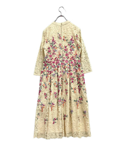 ローズティアラ 長袖ワンピース 花柄 総レース 51016-901 レディース SIZE 38 (M) Rose Tiara