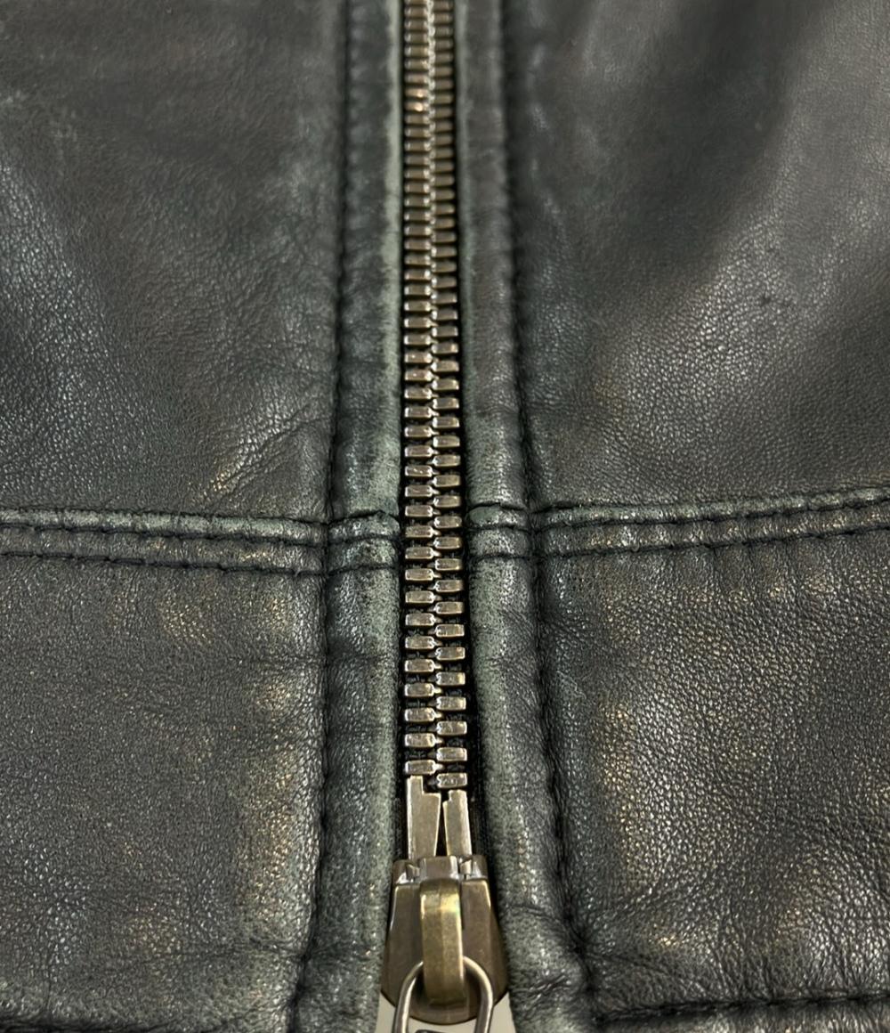 エディフィス シングルレイダースジャケット シープスキン レディース SIZE 44 EDIFICE