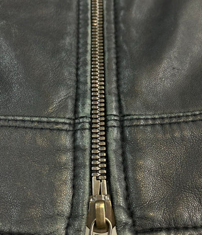 エディフィス シングルレイダースジャケット シープスキン レディース SIZE 44 EDIFICE