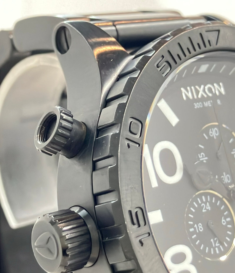 NIXON 腕時計 クオーツ ブラック メンズ ニクソン