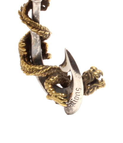 Oriental Vibrations ペンダントトップ SV925 錨モチーフ イカリモチーフ 龍モチーフ ユニセックス オリエンタルバイブレーションズ