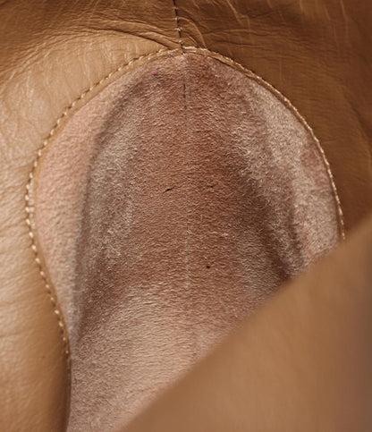 HERMES ショートブーツ エクスリブリス サイドジップ レザー レディース SIZE 36 1/2 (23.5cm) エルメス