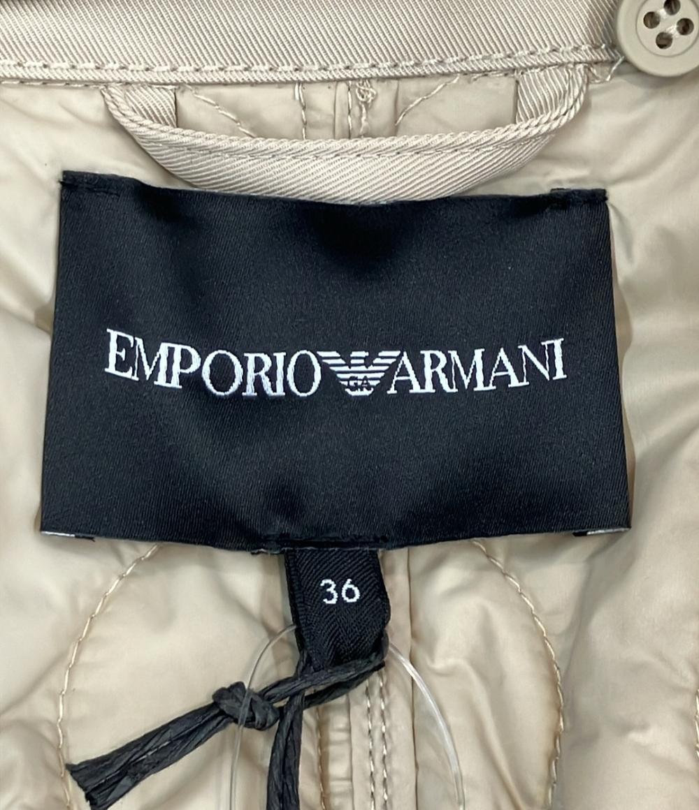 美品 エンポリオ・アルマーニ キルティングトレンチコート レディース SIZE 36 (XS) Emporio Armani